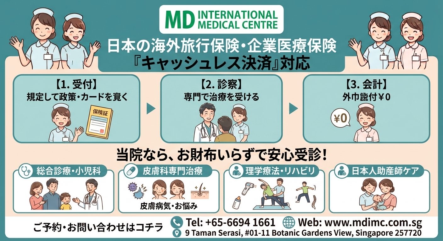 【お財布いらずで安心受診】日系海外旅行保険・企業保険の「キャッシュレス決済」のご案内
